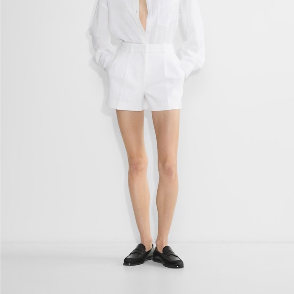 Aritzia Babaton Pleated Mini Short